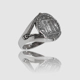 Anello con Moneta Statere in Argento 925/000