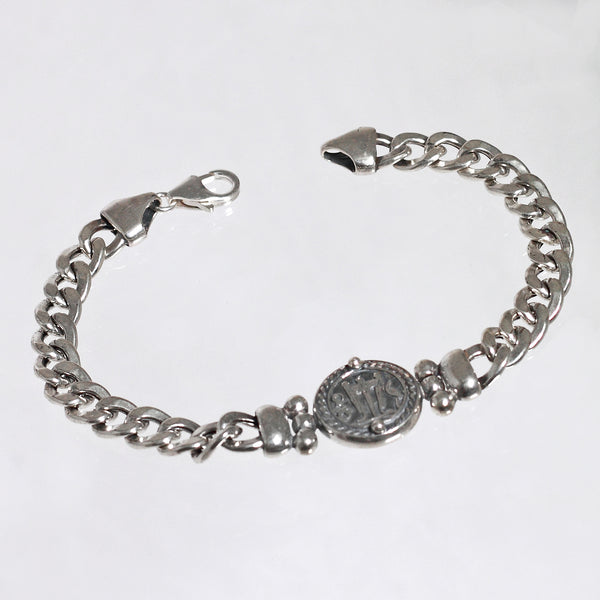 Bracciale con moneta statere in Argento 925/000