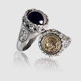 Anello Capricorno in Argento 925/000