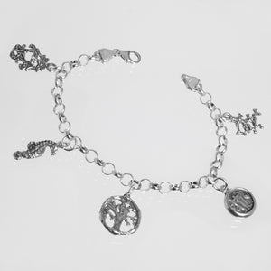 Bracciale Rolò con Charm in Argento 925/000