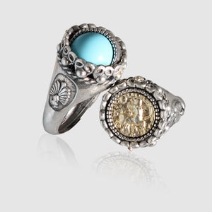 Anello Sagittario in Argento 925/000