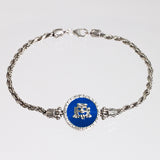 Bracciale Maschera Apotropaica in Argento 925/000 e Agata.