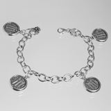 Bracciale Con Monete Statere in Argento 925/000