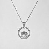 Pendente Moneta Statere in Argento 925/000