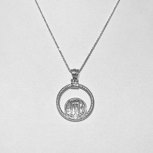 Pendente Moneta Statere in Argento 925/000